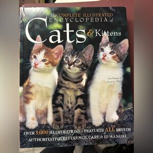 Encyclopedia of Cats & Kittens Hard Cover book